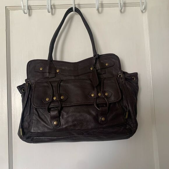 French connection | purple brown hand bag - Picture 8 of 8